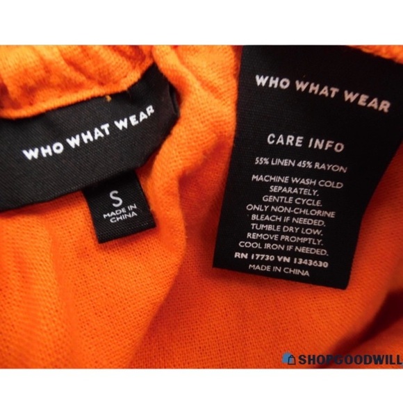 Who What Wear Vibrant Orange Maxi Skirt - Picture 5 of 6